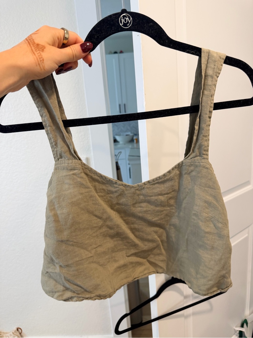 MATE the Label green Tank Linen